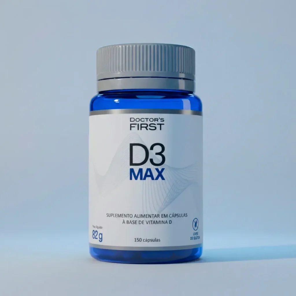 D3 Max Doctor First - Vitamina D3 alta dosagem para imunidade