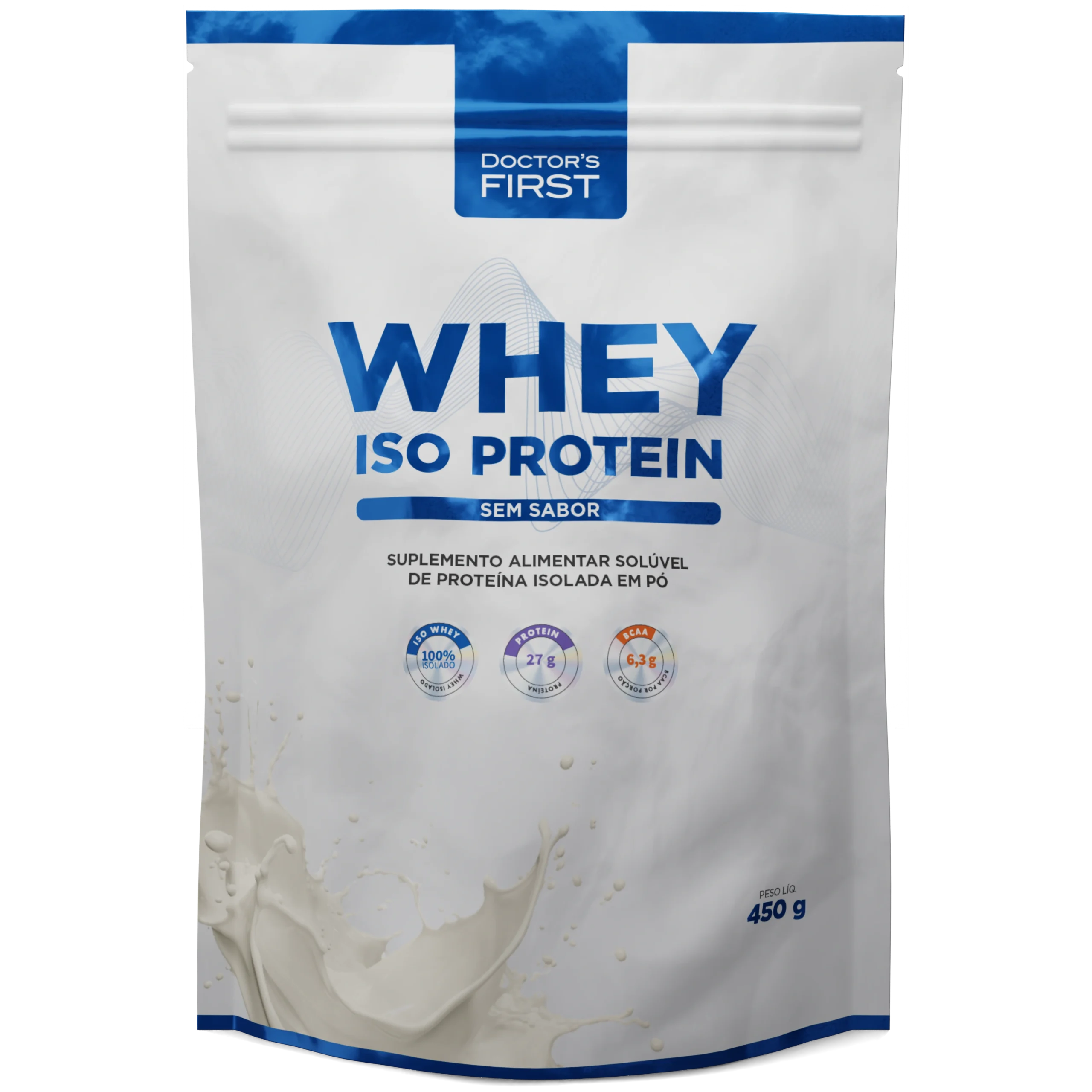Whey Iso Protein Sem Sabor 450 g — Doctor First